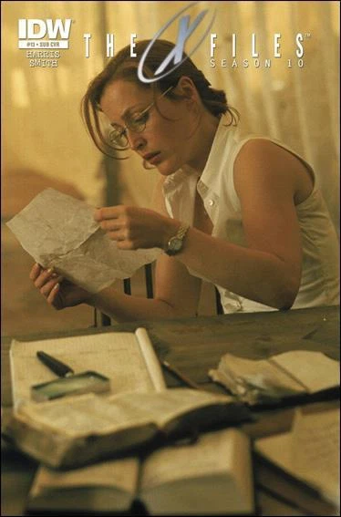 X-Files, The: Season 10 #13B FN; IDW | Gillian Anderson Photo Cover Sub - we com
