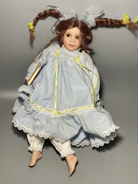 Doll Paradise Galleries Porcelain Doll 16” Vintage 005