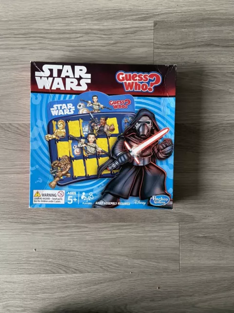 Star Wars Guess Who Game 5+ Hasbro Complete