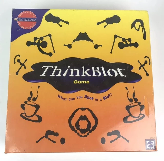 MATTEL GAMES THINKBLOT Board Game From The Inventor Of Pictionary Age mattel-games-thinkblot-board-game-from-the-inventor-of-pictionary-age