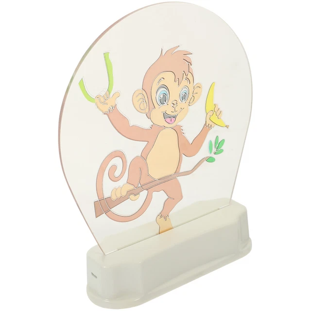 4 COUNT NIGHT Lamp for Bedroom Light Boys Animal 3d Creative Desktop £