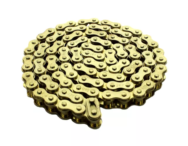 420 428 Gold Steel Pitbike Dirt Quad ATV Bike DRIVE CHAIN Split Break Motorcycle