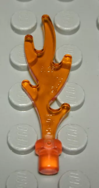 LEGO FIRE FLAME Transparent Orange 2 Piece 90 1.33 PicClick UK