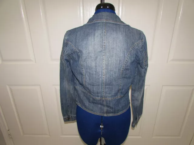 NEW w/Tag-Junior's Dollhouse Denim Jacket Sz S 3