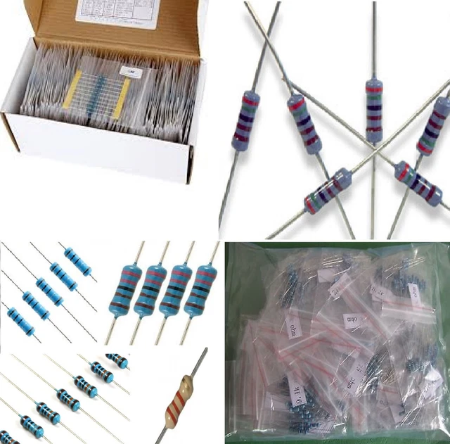 Kit 2600 Resistenze Metalliche 1/8W 1% - 130 Valori Diversi Per Hobby, Riparazioni E Fai Da Te - Foto 2