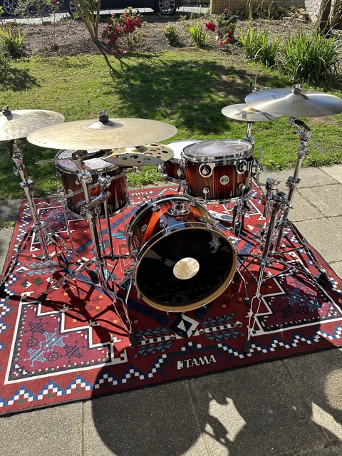 dw frequent flyer tobacco burst DW DDLG2004TB Design Series Frequent Flyer 4-piece Shell Pack with Snare  Drum - Tobacco Burst Reviews