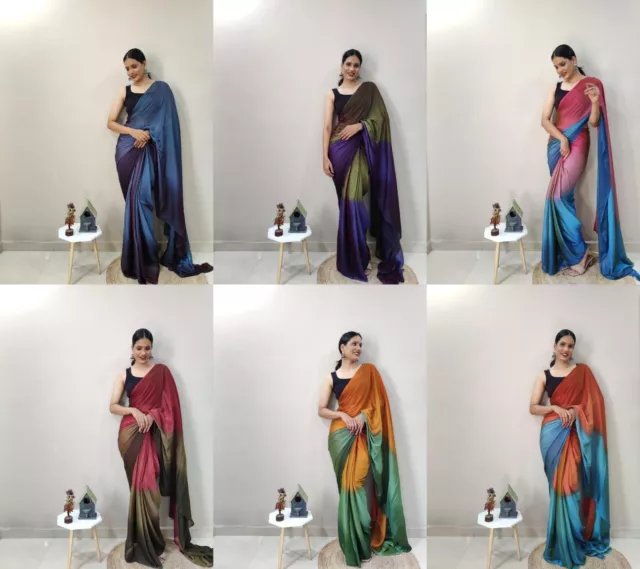 Sari Wear Bollywood Indian Party Wedding Pakistani Saree Blouse Designer Ld-221