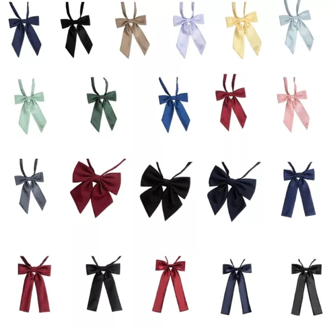 Womens Tie Butterfly Knot Bow Tie Female Girl Student Neck Wear Ribbon Ties