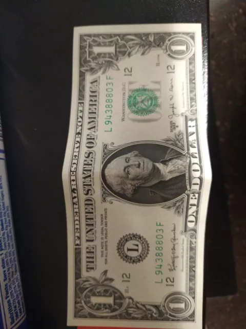 $1 1963 B ( JOSEPH BARR )) Federal Reserve Note