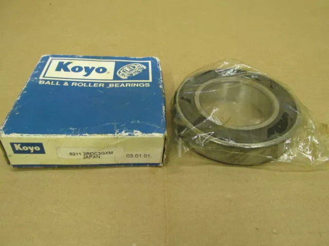 KOYO 62112RDC3GXM Bearing Rubber Seals 55x100x21 mm 62112 RD 2RS C3 GXM 6211RS