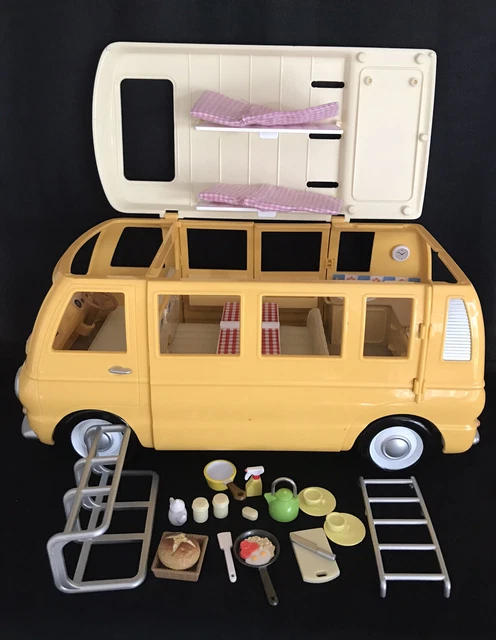Camping car sylvanian sales family