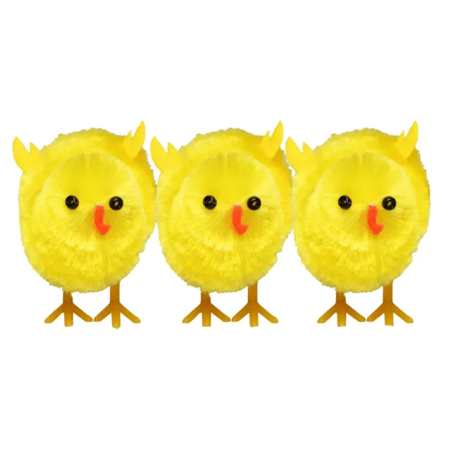 Pascua Decoración, Capó Fabricación, Artes y Manualidades - 3 Paquete 5cm Chicks