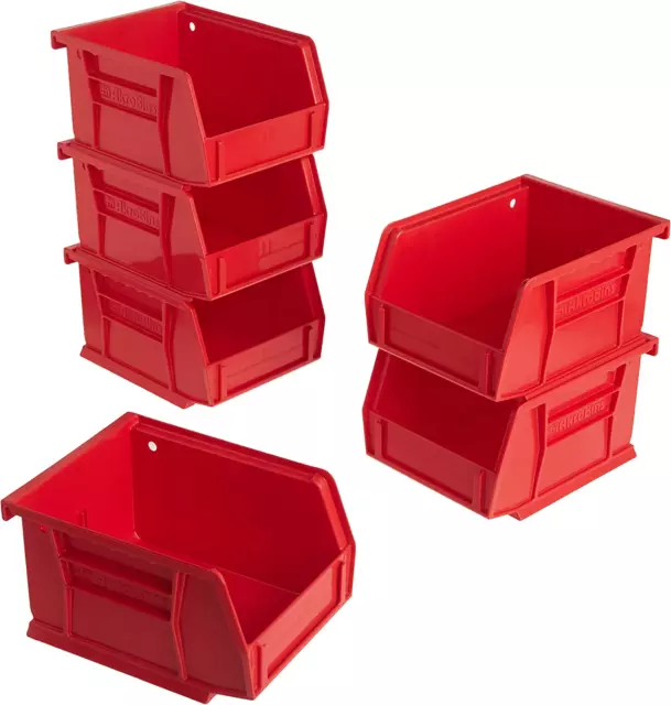 Akro-Mils 30210 AkroBins Plastic Storage Bin Hanging Stacking Containers 5-In...