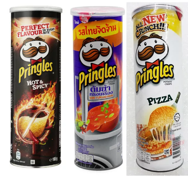 PRINGLES HOT AND Spicy Flavored Potato Chips BURSTING WITH FLAVOUR ...