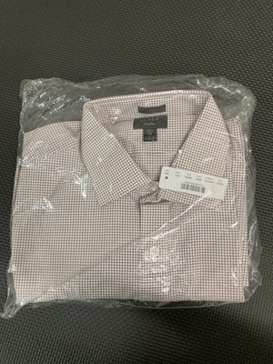 NWT J.Crew Ludlow stretch two-ply easy-care cotton dress shirt in microcheck 15h