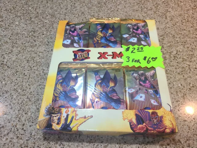 1995 Ultra Fleer X-Men Jumbo Box 36 Packs