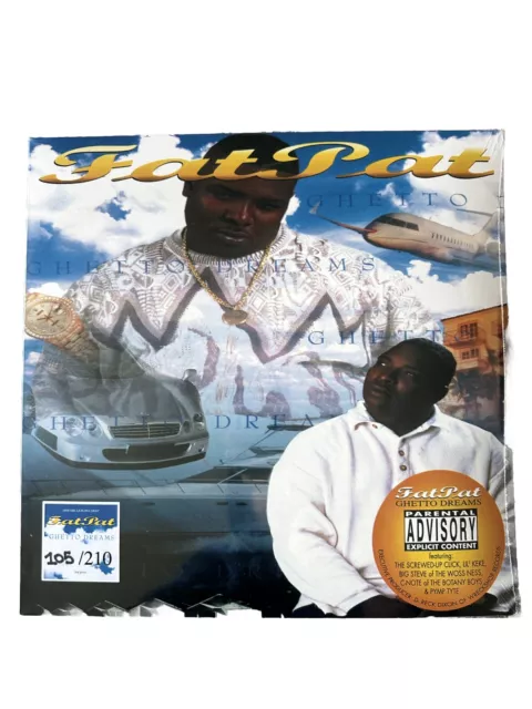 Fat Pat - Ghetto Dreams Vinyl + Poster  , 105 out of 250 NEW and SEALED