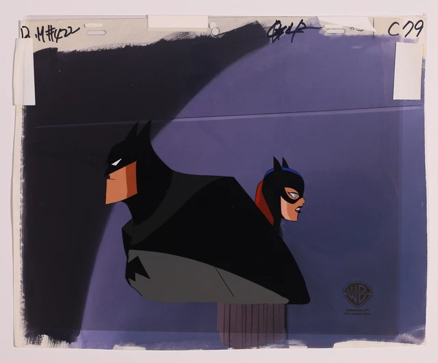 Original Production Cel and Master Background From The New Batman Adventures