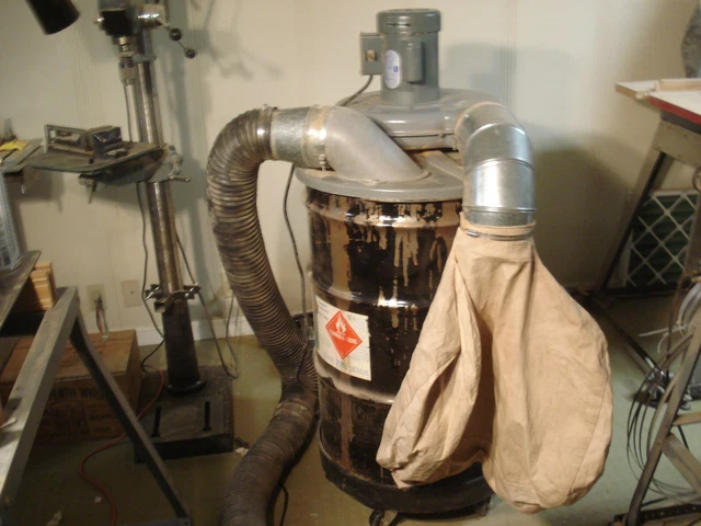 Cincinnati Portable Dust Collector 1Z863B 115/230volt 1 hp 700cfm -mobile base