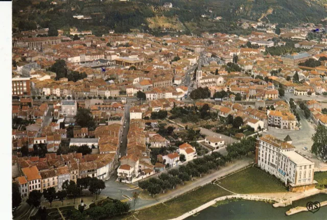 Carte postale 10cmX15cm TARN-ET-GARONNE MOSSAC vue générale aérienne écrite