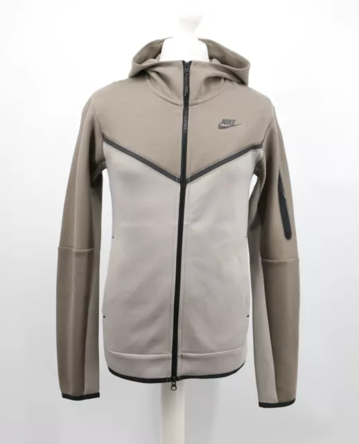 NIKE SPORTSWEAR TECH Fleece Mens Olive Grey Enigma Stone Hoodie Dv0537 040 Hh 16.39 PicClick UK