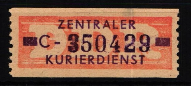 DDR Dienstmarken 22C postfrisch geprüft Schönherr BPP #KR285