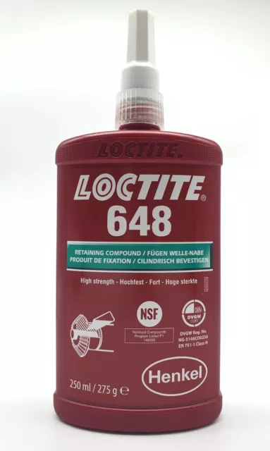 Loctite 648 250ml MHD abgelaufen/ expired Exp 06/21