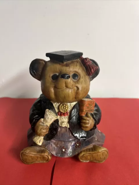 Regency Fine Arts Vintage Woody Bear Collection The Student & Woody Bear 6"