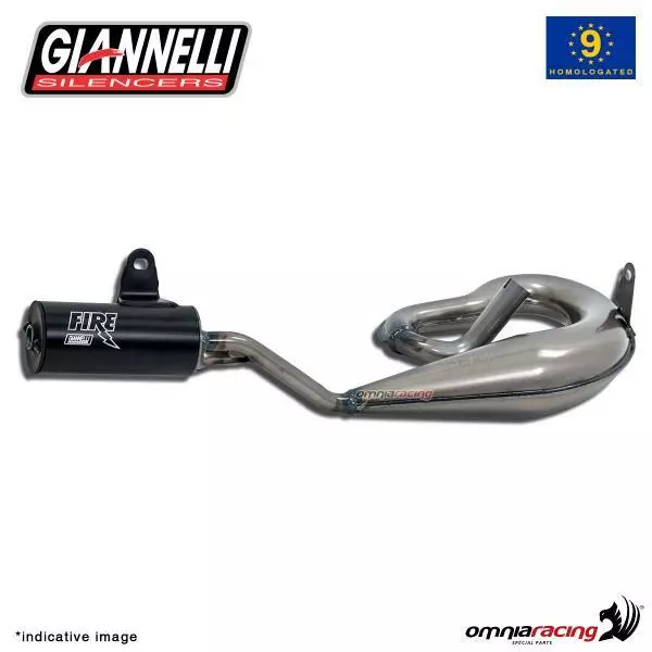 Giannelli Vintage full exhaust homologated for Piaggio Ciao Fire version