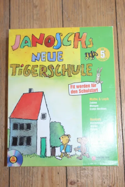 Janusch neue Tigerschule  Mathe & Logik Deutsch Die Uhr Verkehrsschule ab 5 Jahr