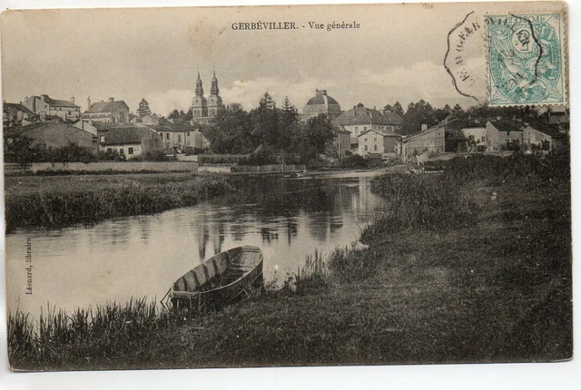 GERBEVILLER - Meurthe et Moselle - CPA 54 - jolie vue sur le village