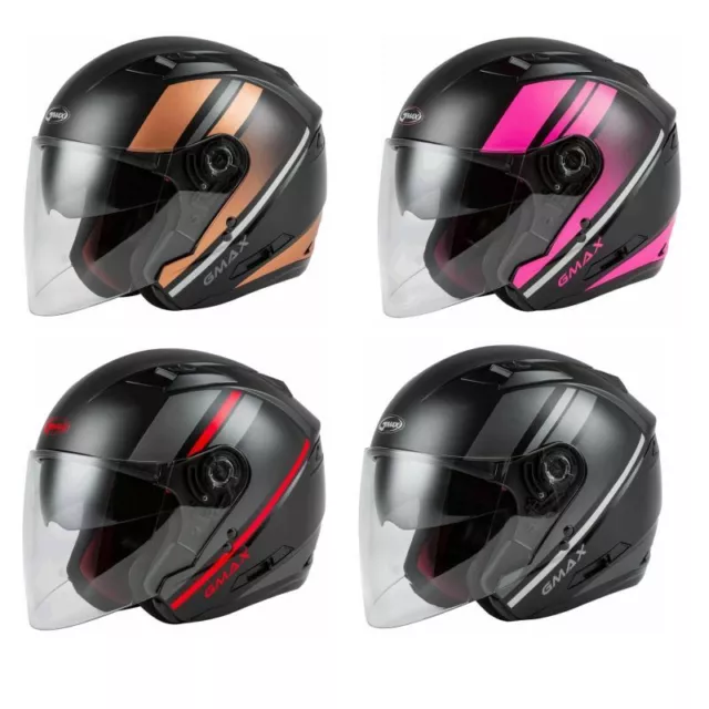 2023 Gmax OF-77 Reform Open Face Motorcycle Helmet - Pick Size & Color