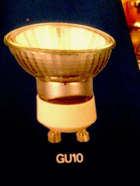 24 GU10 New Boxed Spot Bulbs 50W GU10 White Light Free UK Delivery Sale Deal.