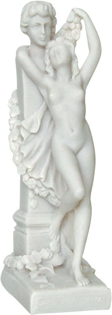 The Oath to Love, Eros, Greek Mythology (Decorative alabaster figurine 24cm)