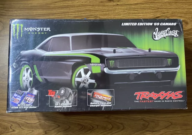 Rare!!! Traxxas limited edition monster energy truck. . Less than