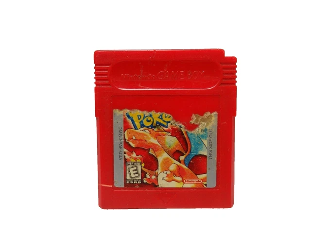 Pokemon Rouge Version Originale Game Boy - Français, Sauvegarde Qui Fonctionne - État Correct