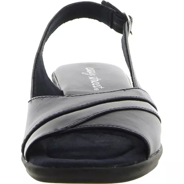 EASY STREET WOMENS Harriet Open Toe Comfort Slingback Sandals Shoes ...