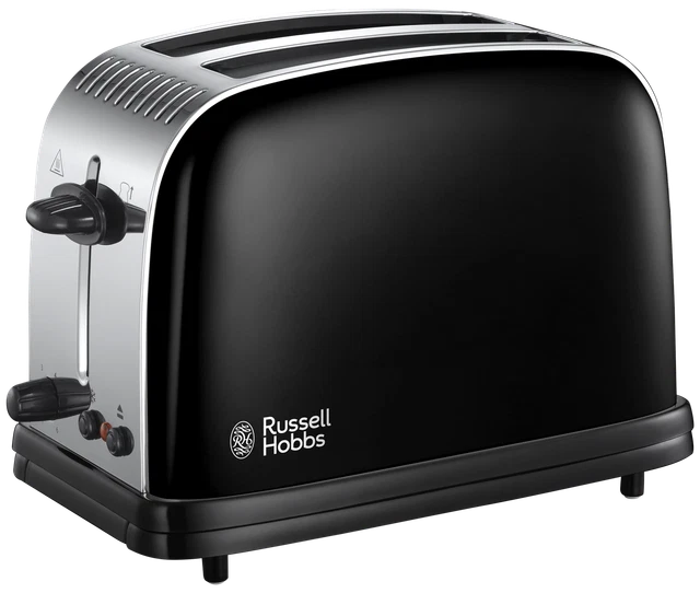 RUSSELL HOBBS 2 Slice Toaster Stainless Steel, Lift & Look 4 Colour