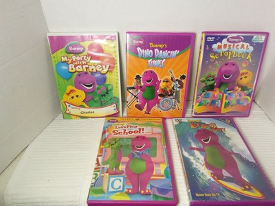 barney dvd lot