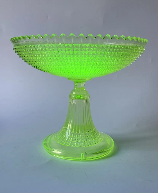 Ancienne Coupe A Fruit Cristal Val Saint Lambert Ouraline Service Hambourg