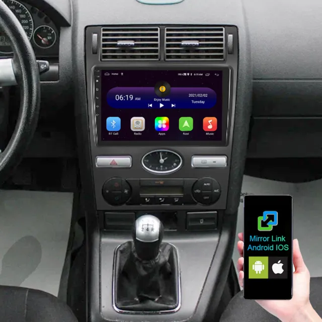 Android 13 Autoradio für Ford Mondeo III 2004-2007 GPS Navi FM RDS BT WIFI 1+32G