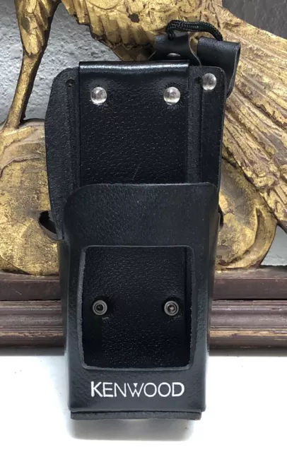 KENWOOD Black Leather Radio Holder KLH-79