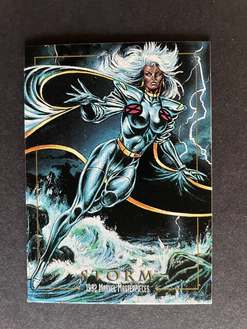 1992 Skybox Marvel Masterpieces #86 Storm - take a peek! Ships PWE!