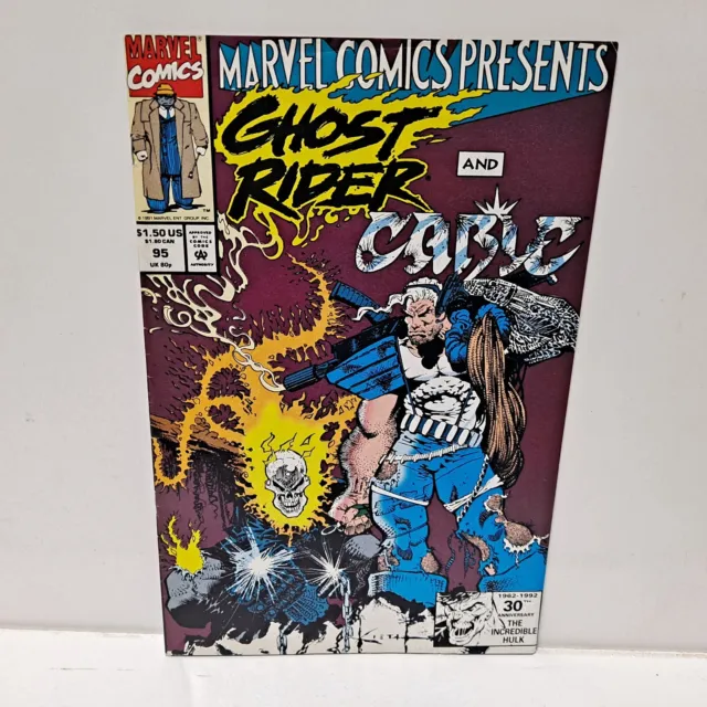 Marvel Comics Presents #95 Marvel Comics Ghost Rider Cable VF/NM