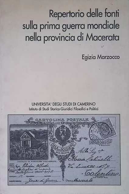 Repertorio delle fonti sulla prima guerra mondiale nella provincia di Macerata