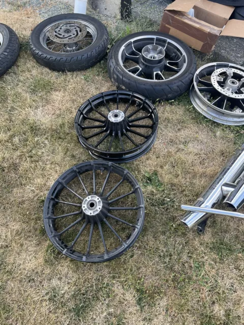 used harley davidson wheels