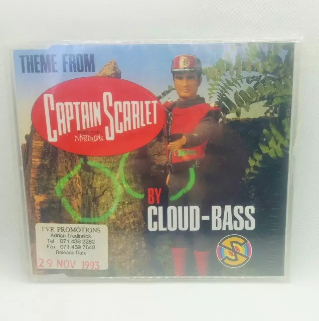 Captain Scarlet And The Mysterons Theme CLOUD-BASS Single CD Promo From 1993