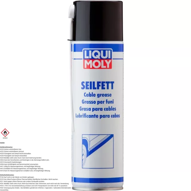 500mL LIQUI MOLY SEILFETT SPRAY SEIL FETT HOLRAUMVERSIEGELUNG UNTERBODENSCHUTZ