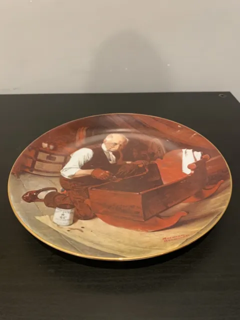 Norman Rockwell Collectible Plate “Grandpa’s Gift”