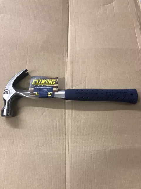Estwing E320C 20oz Curved Claw Hammer Vinyl Grip E3/20C brand new inc vat